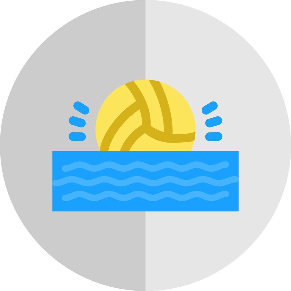 diseño de icono de vector de waterpolo