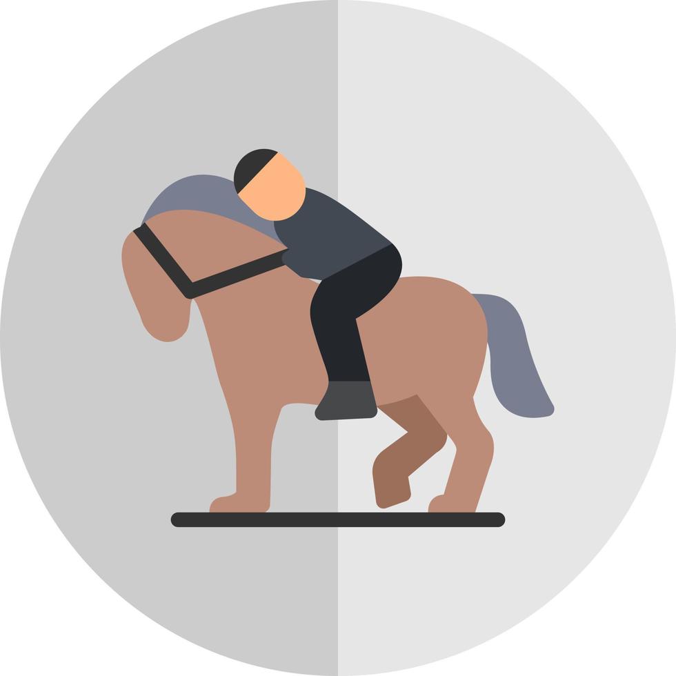 Equestrian Vector Icon Design