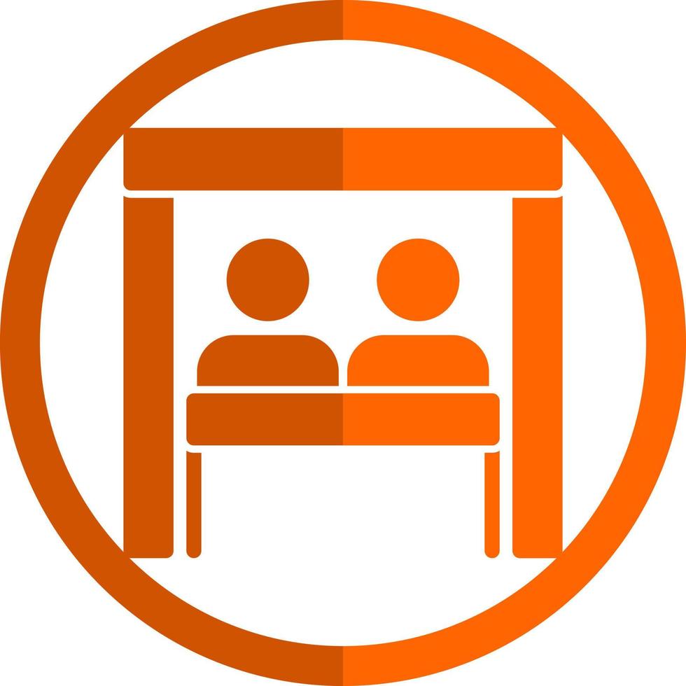 Virtual Team Room Vector Icon Design