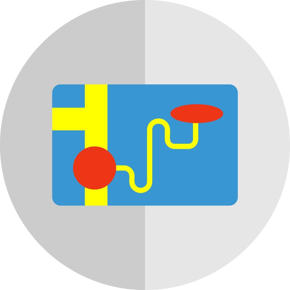 Race Navigation Vector Icon Design