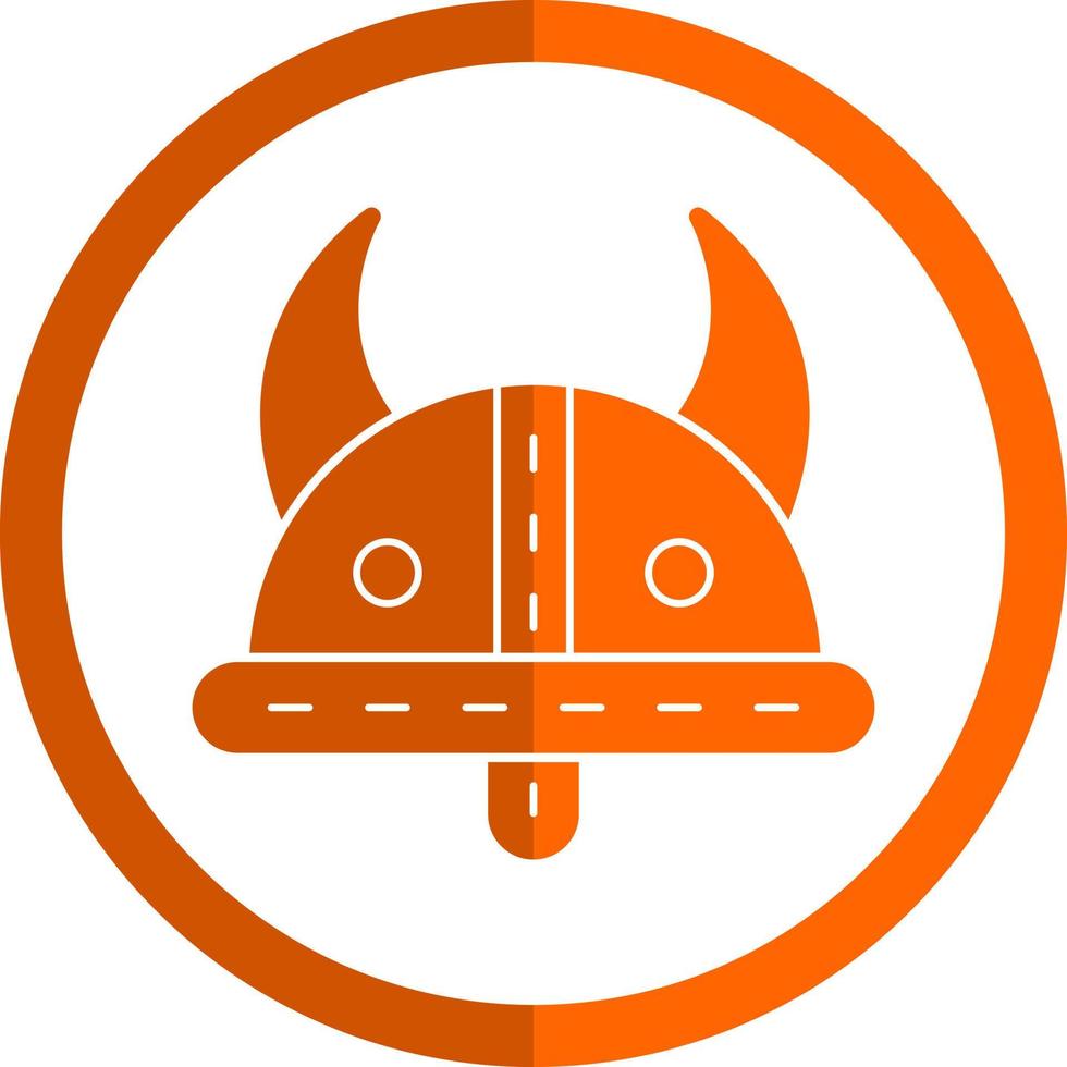 Viking Helmet Vector Icon Design