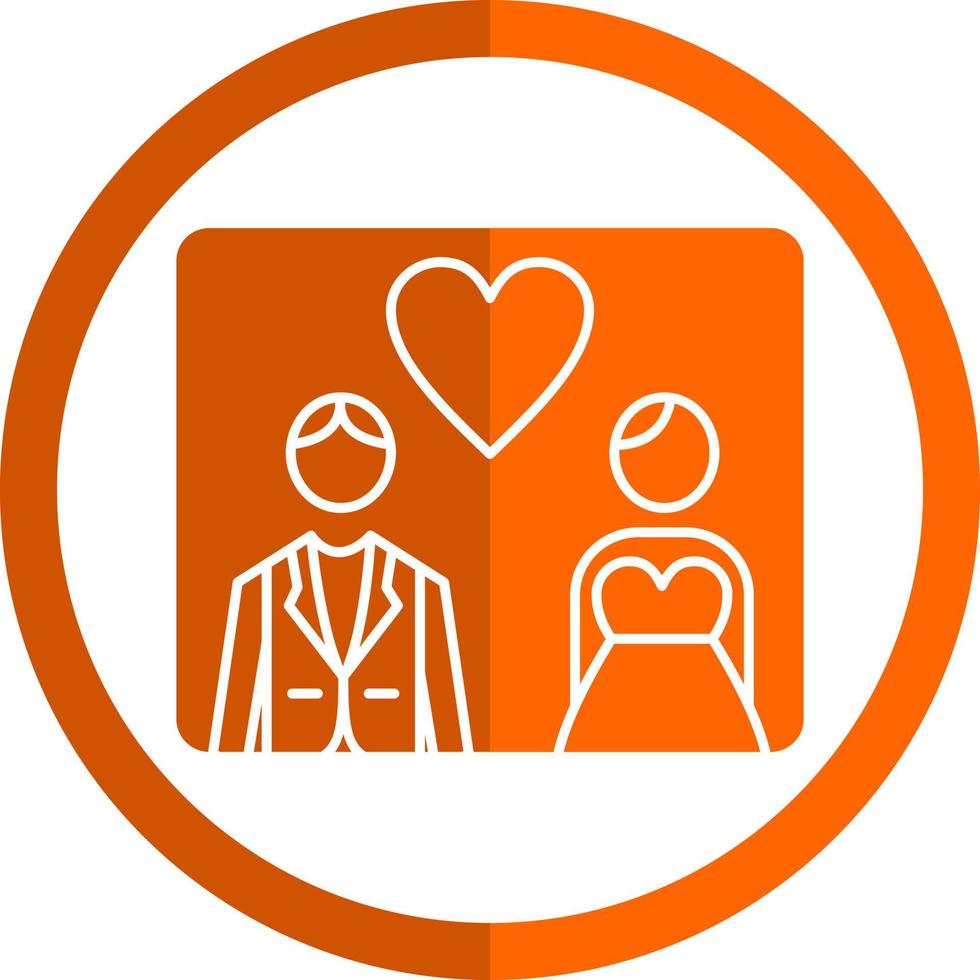 Wedding Photos Vector Icon Design