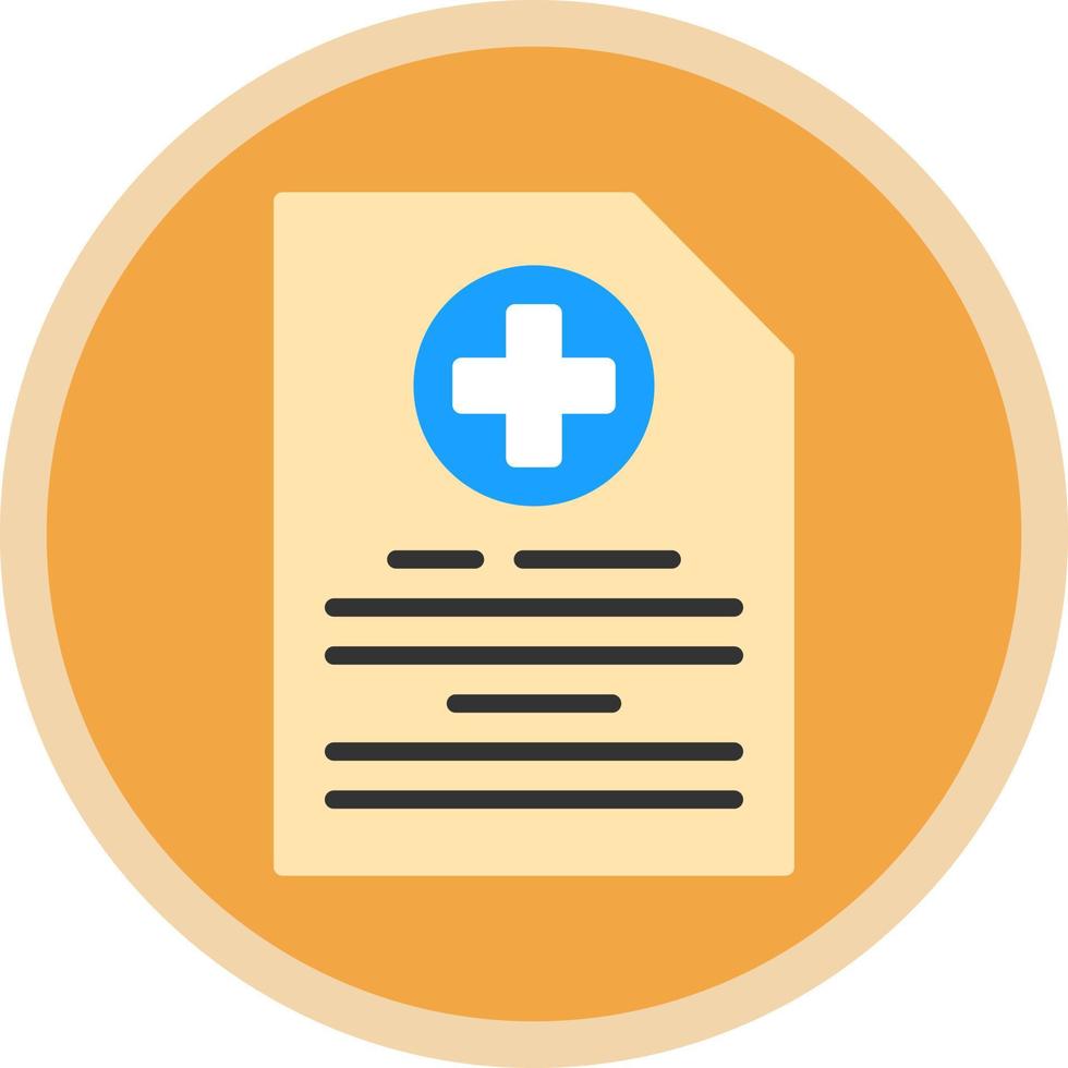 Medical File Vector Icon Design