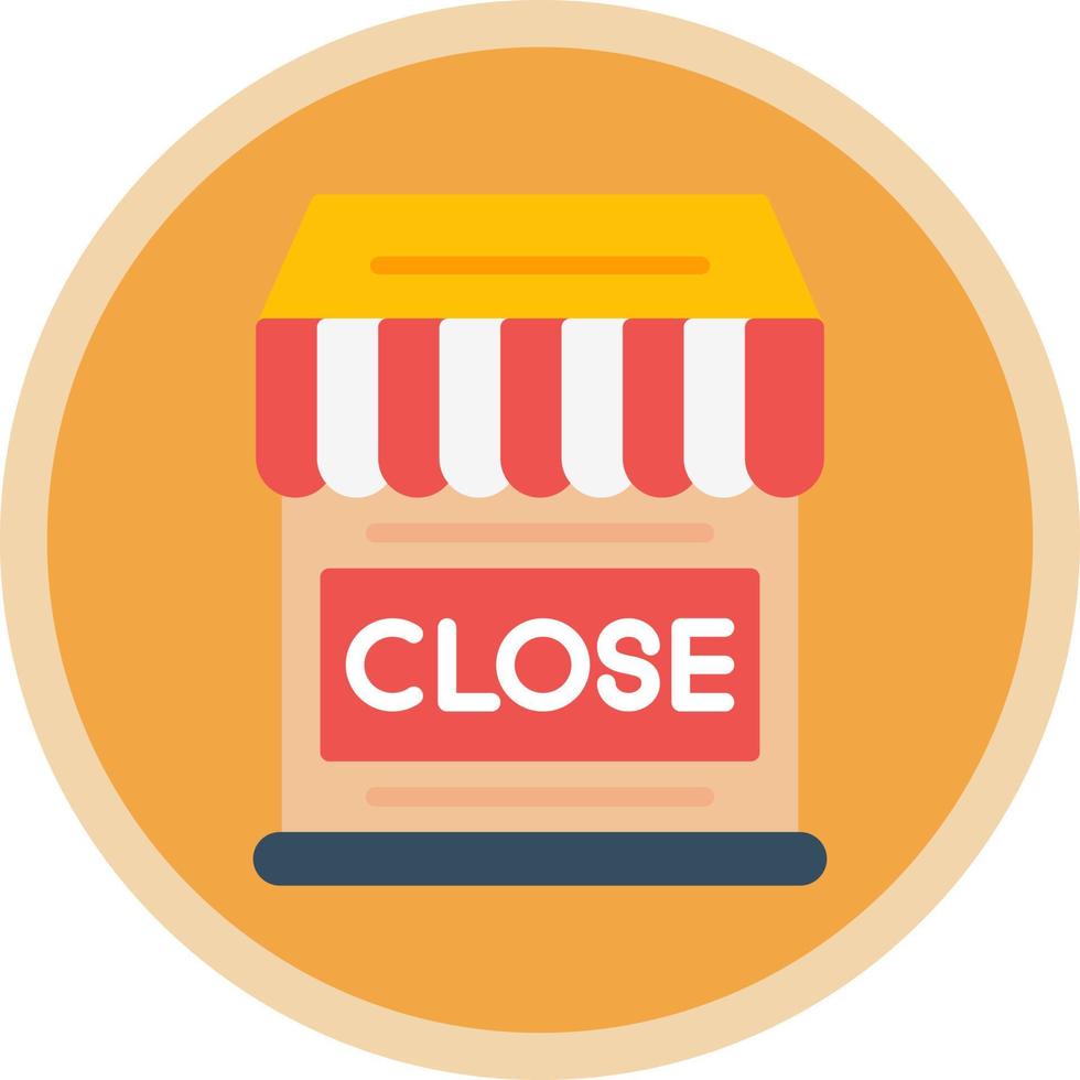 Shop Close Vector Icon Design