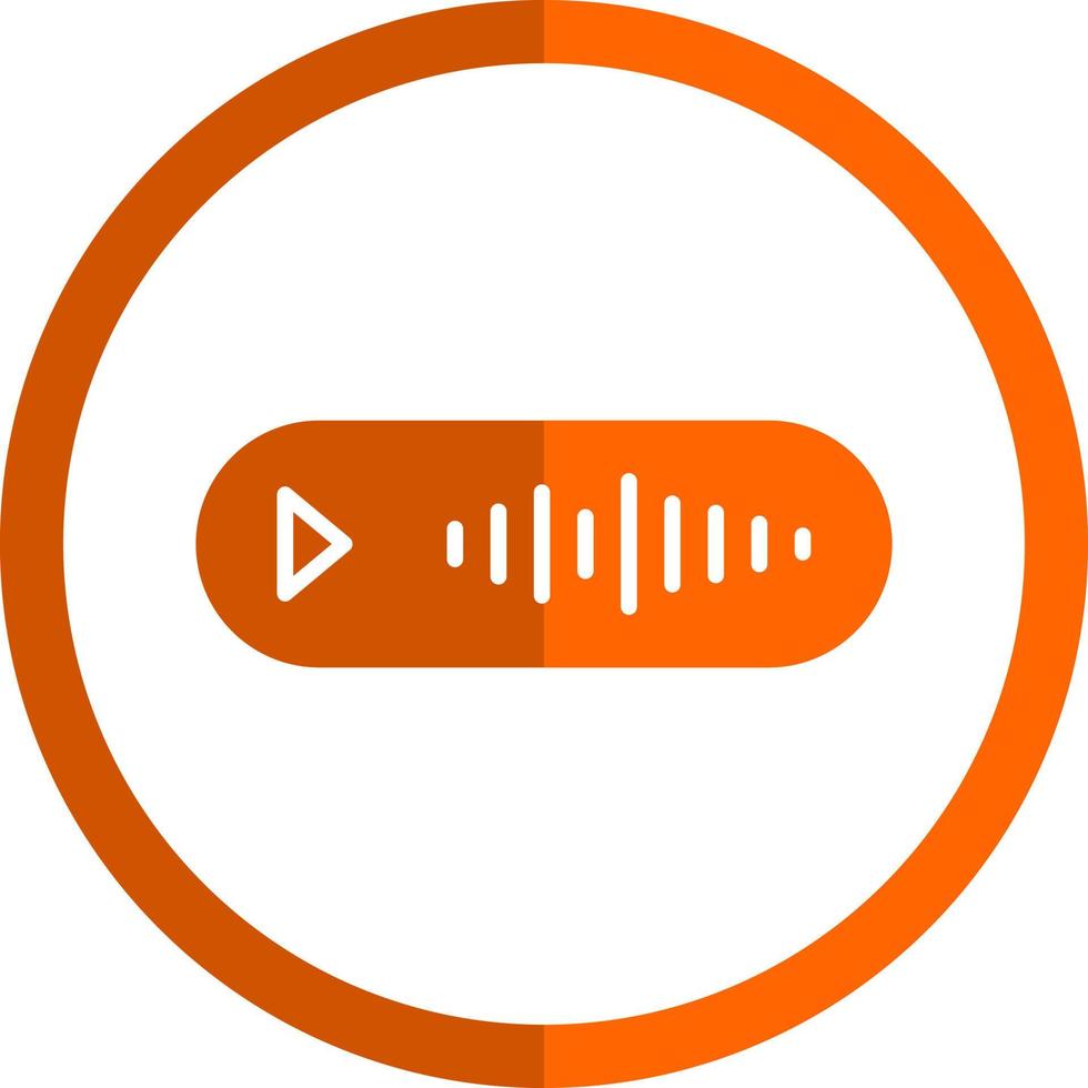 Voice Message Vector Icon Design
