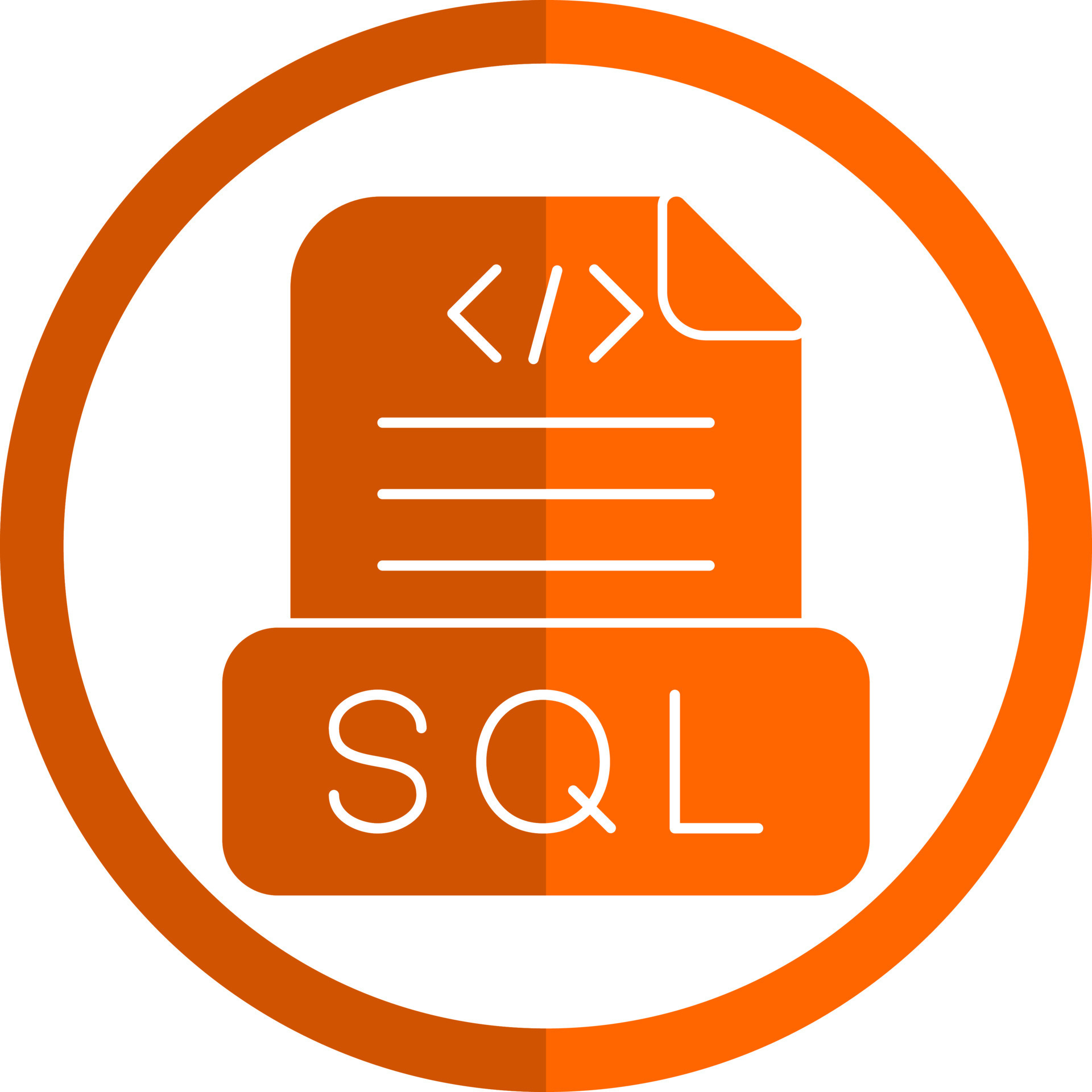 Sql File Vector Icon Design 21307022 Vector Art at Vecteezy