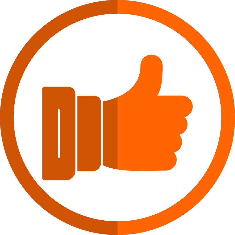 Thumbs Up Vector Icon Design