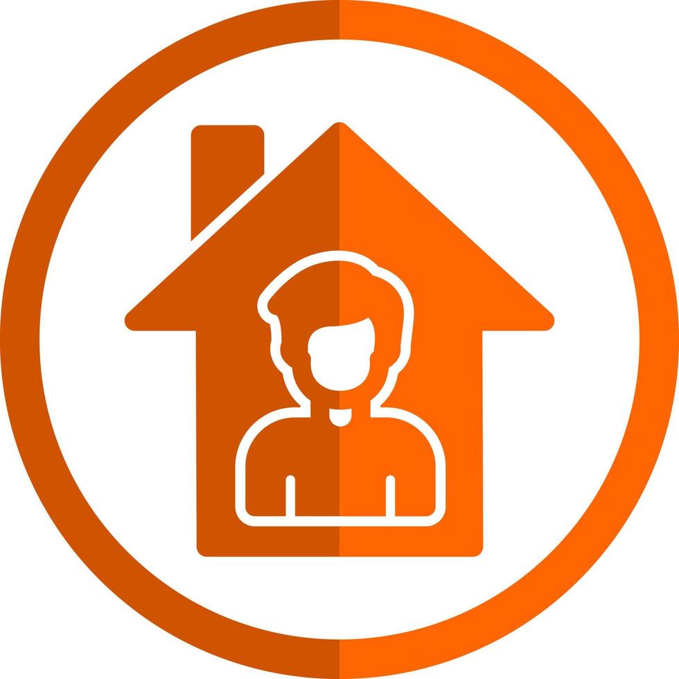 Stay Home Vector Icon Design