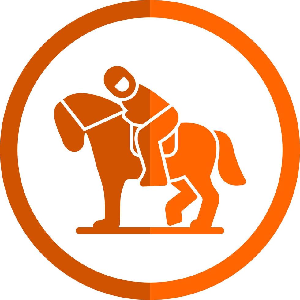 Equestrian Vector Icon Design