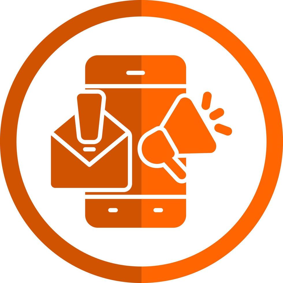 Mobile Marketing Vector Icon Design