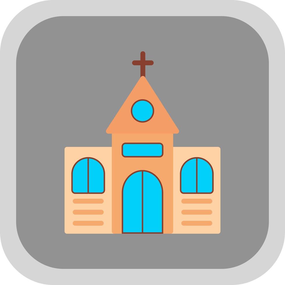 diseño de icono de vector de iglesia