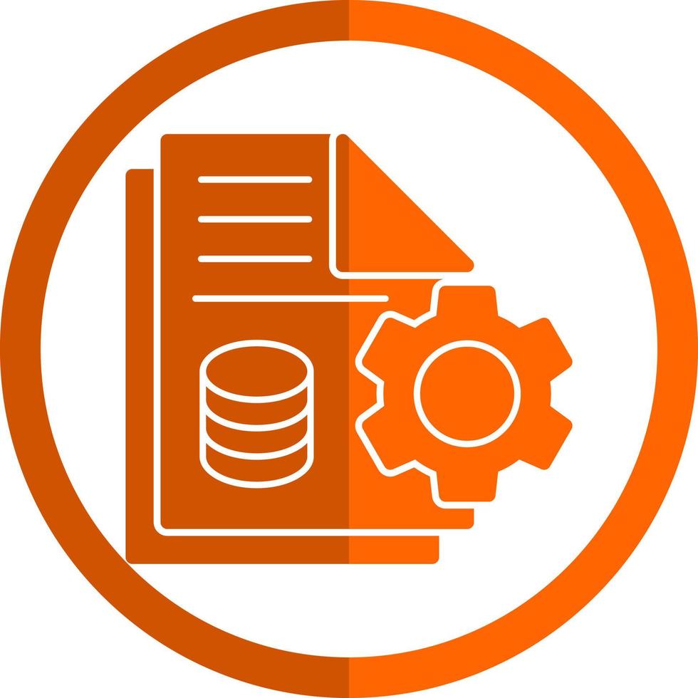 Data Reporting Vector Icon Design