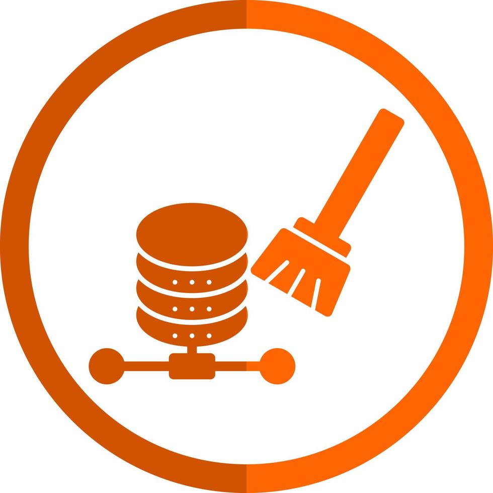 Data Cleansing Vector Icon Design