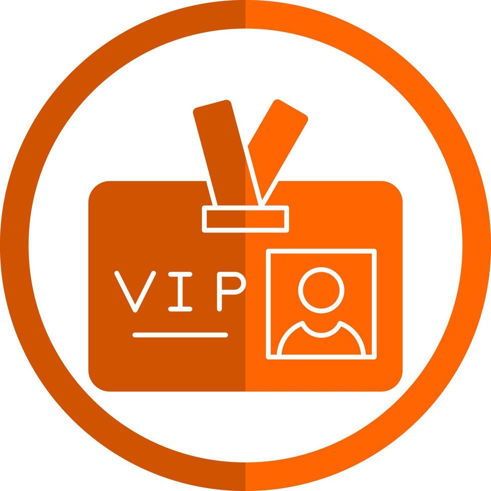 VIP Pass Vector Icon Design