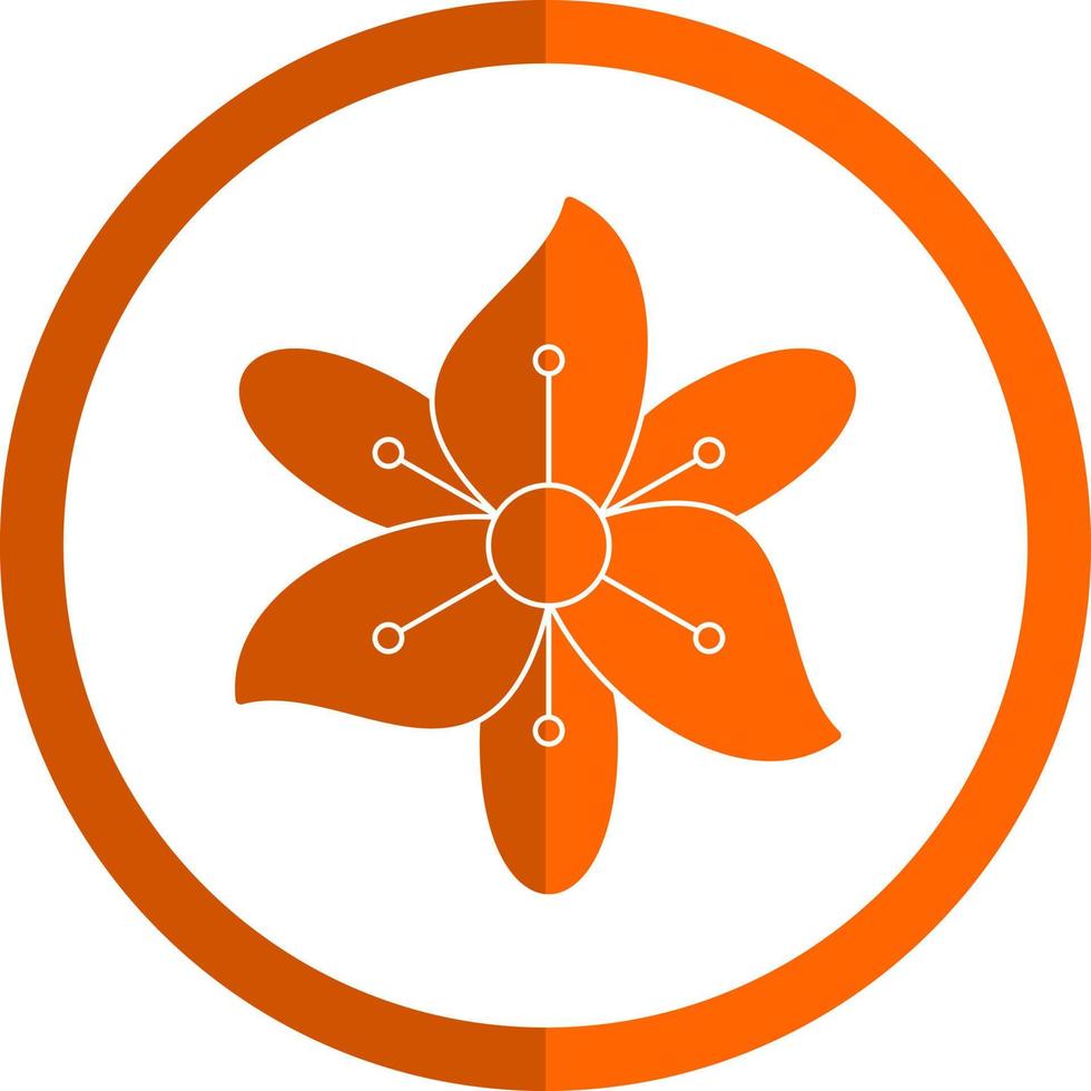 Freesia Vector Icon Design