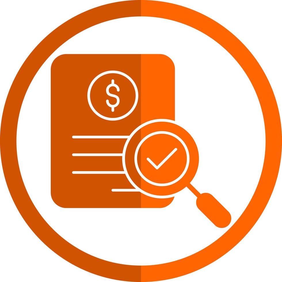 Audit Vector Icon Design