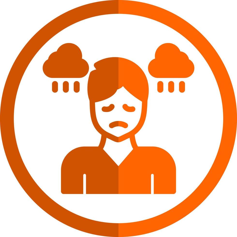 Depression Vector Icon Design