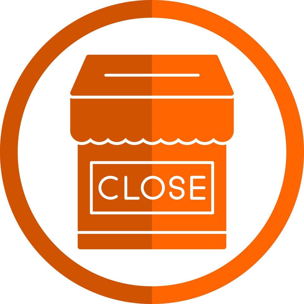 Shop Close Vector Icon Design
