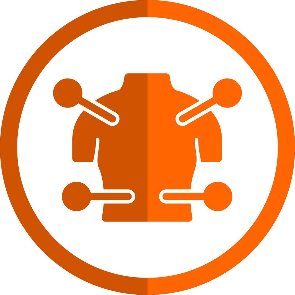 Body Acupuncture Vector Icon Design