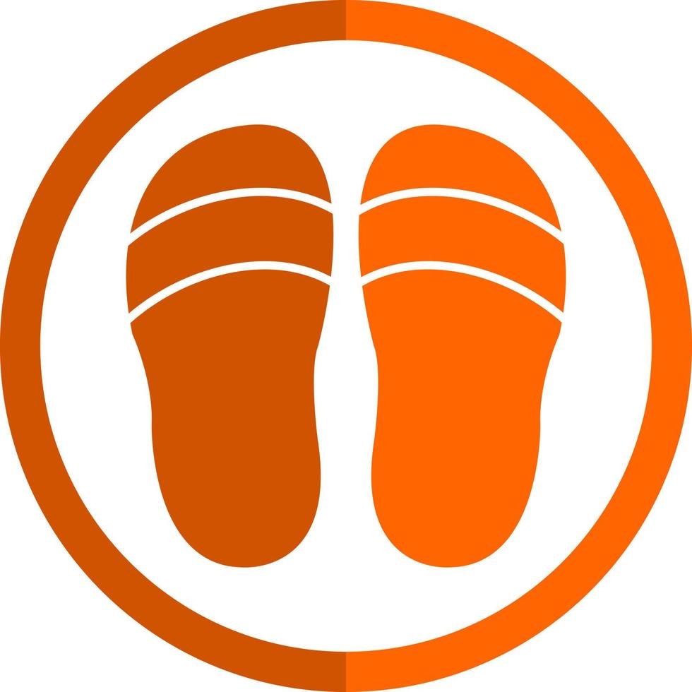 Slippers Vector Icon Design