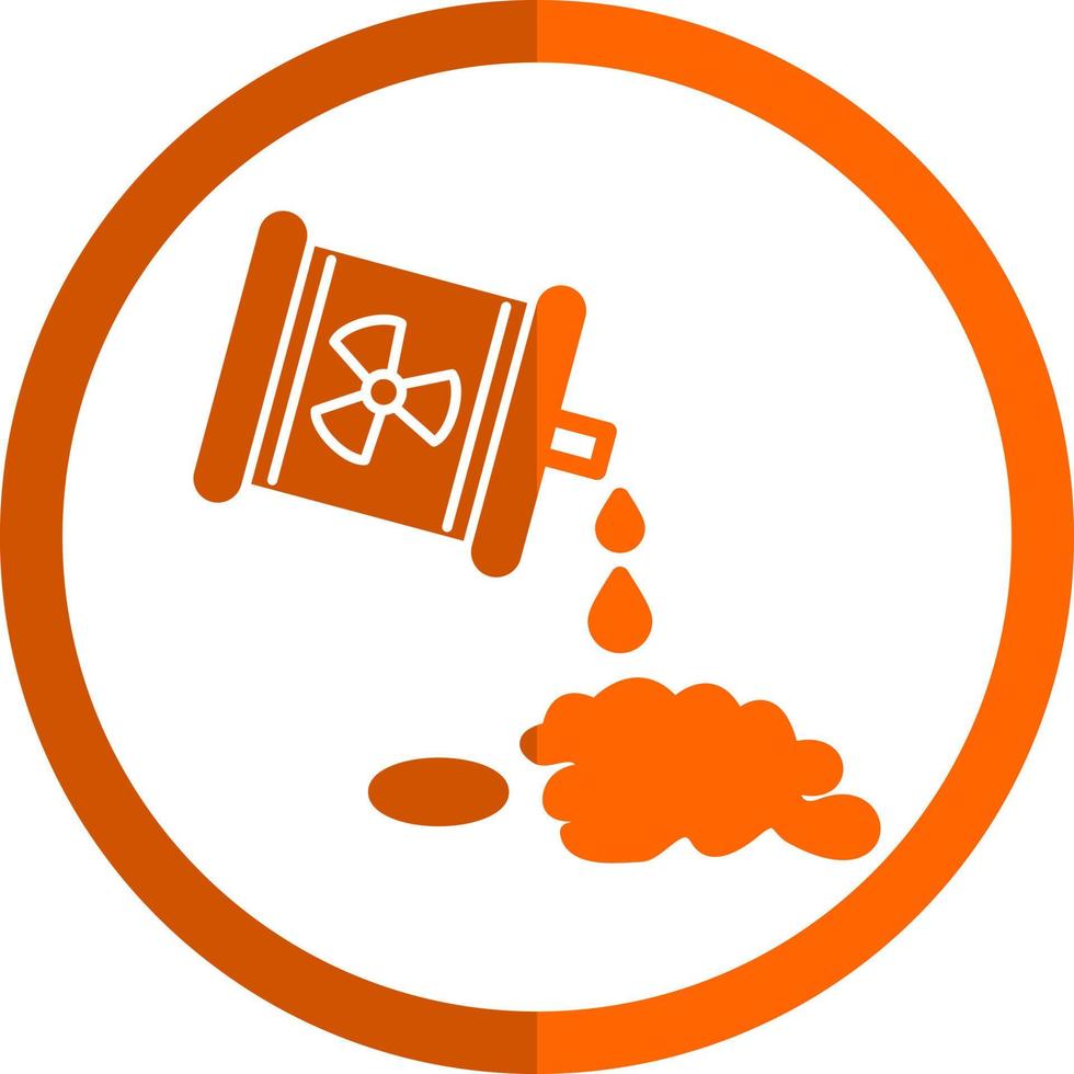 Chemical Spill Vector Icon Design