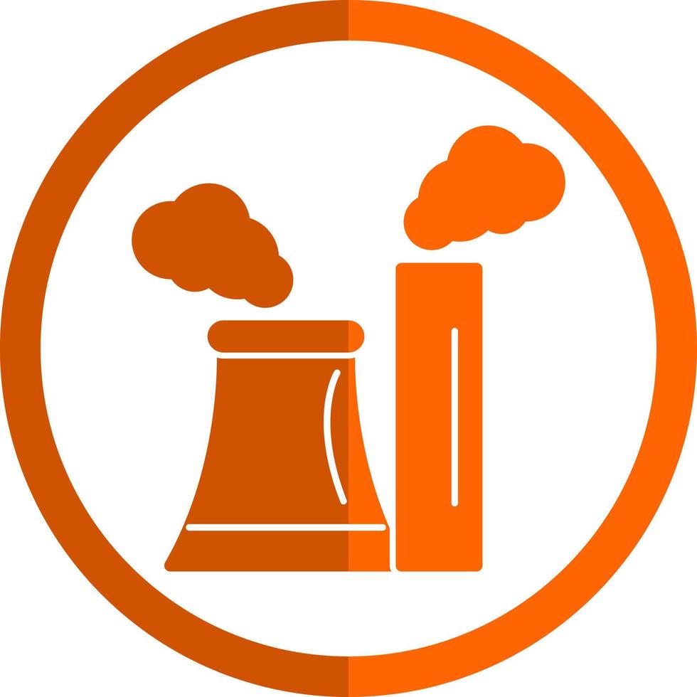 Chimney Pollution Vector Icon Design