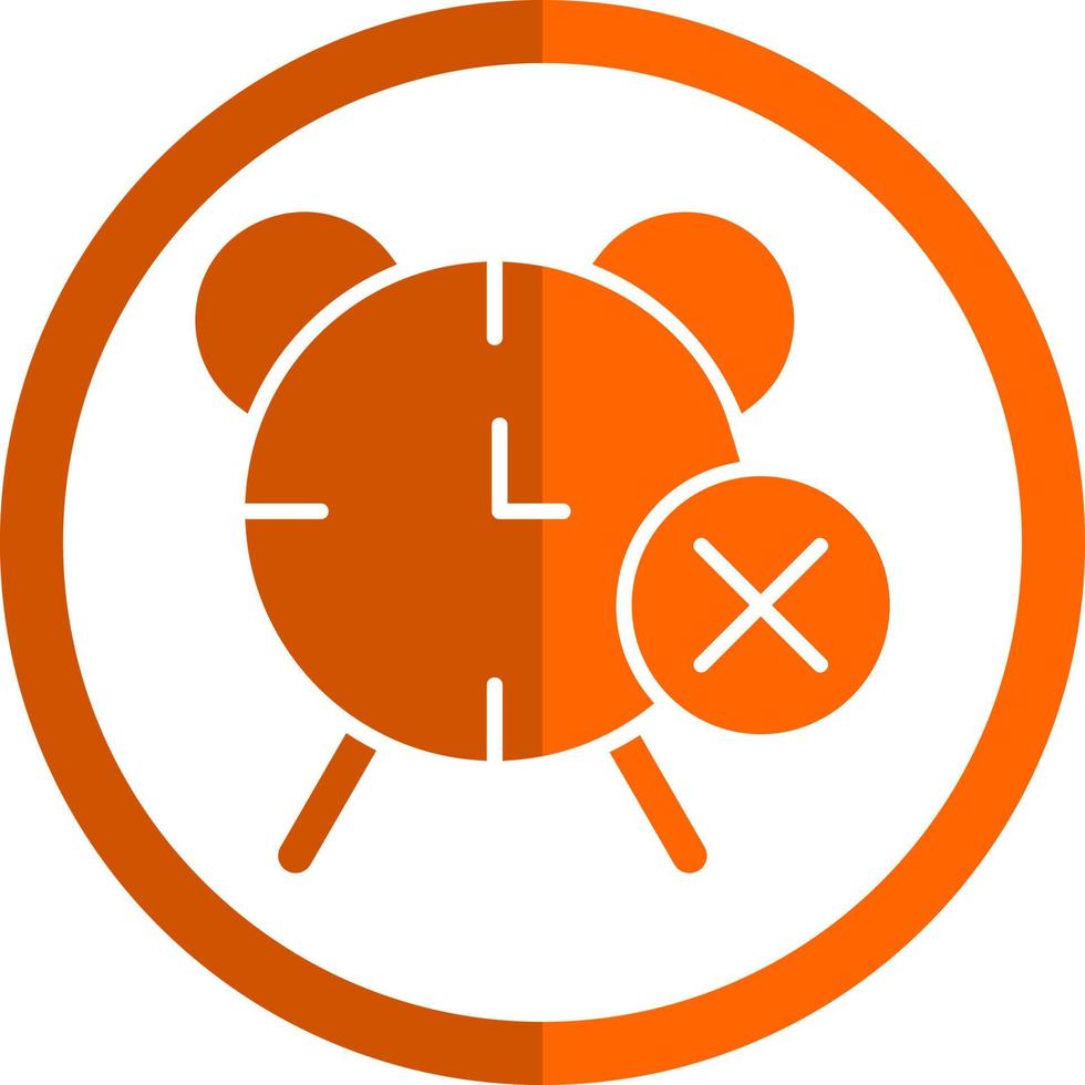Remove Alarm Vector Icon Design