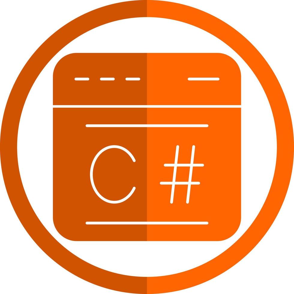 C Sharp Vector Icon Design