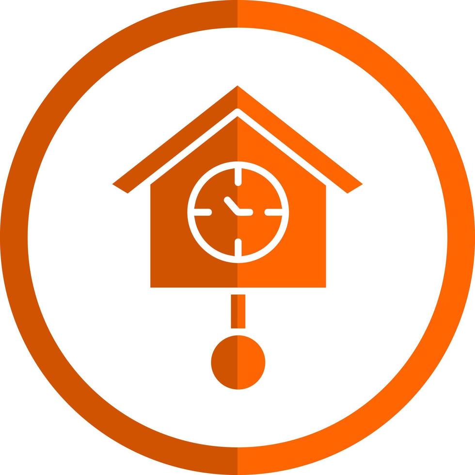 Cuckoo Clock Vector Icon Design