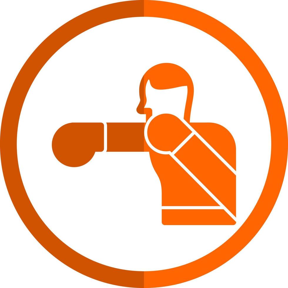 diseño de icono de vector de boxeo