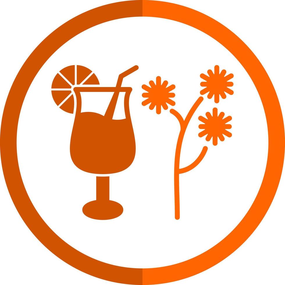 Mimosa Vector Icon Design