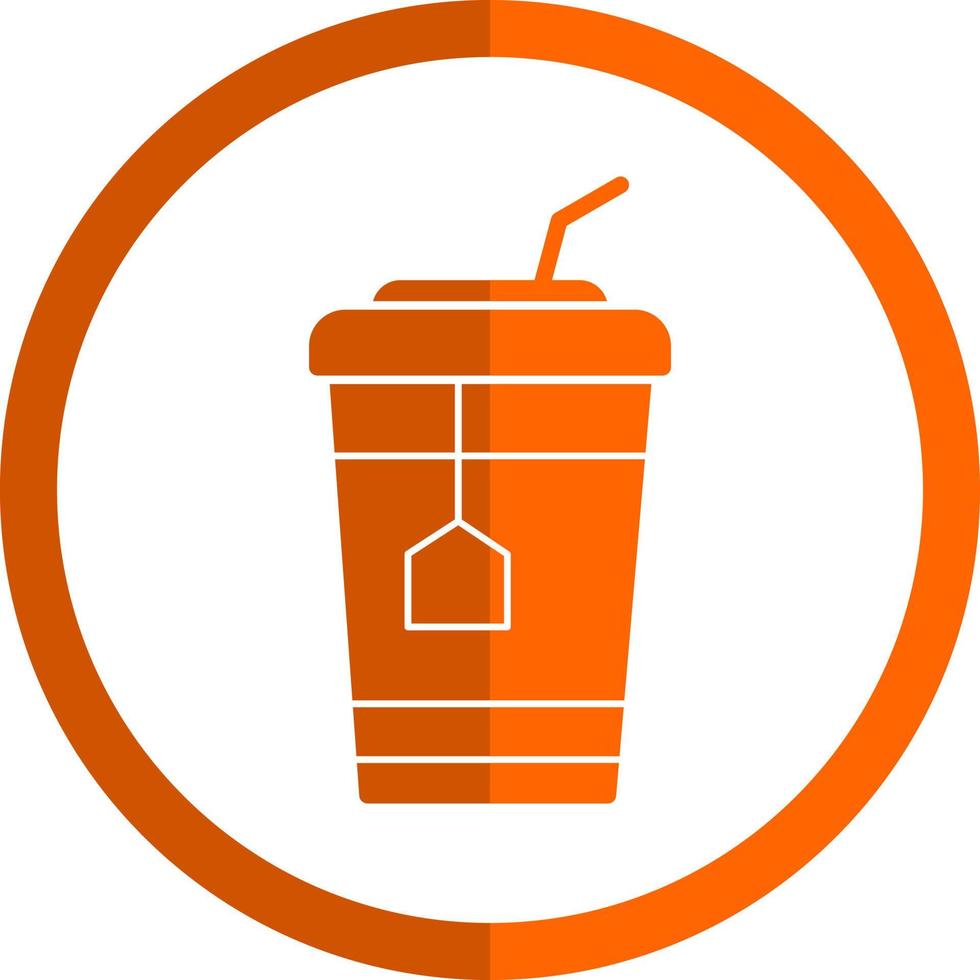 Ice Tea Vector Icon Design