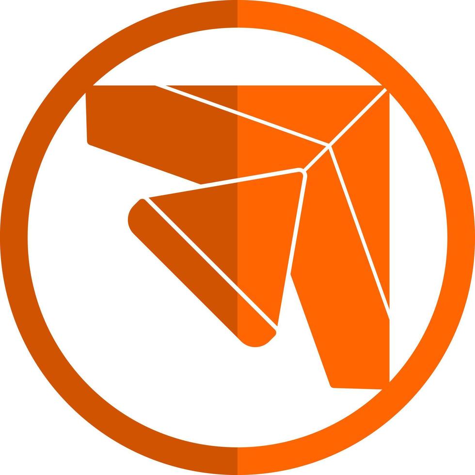 Glider Vector Icon Design