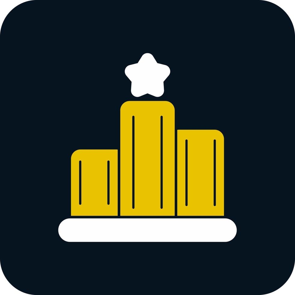 Podium Vector Icon Design