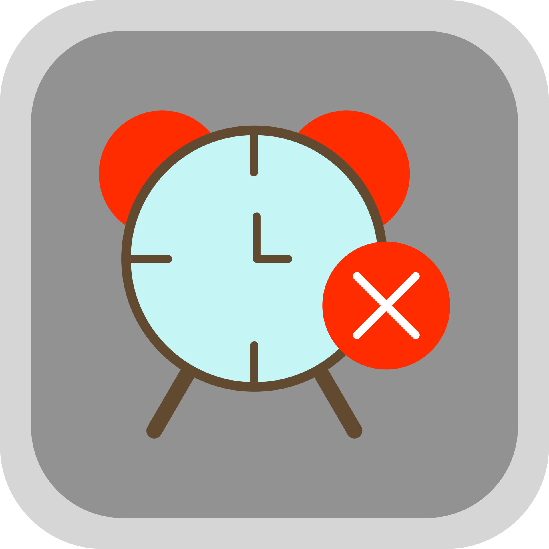 eliminar el diseño del icono del vector de alarma 21308338 Vector en