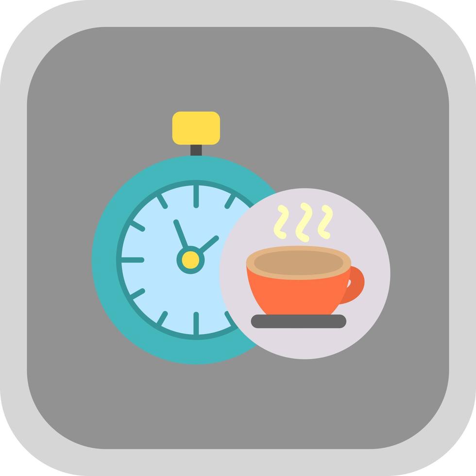 Tea Time Vector Icon Design