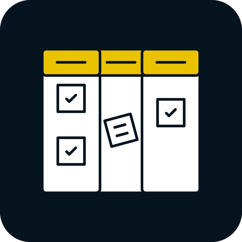 Kanban Vector Icon Design