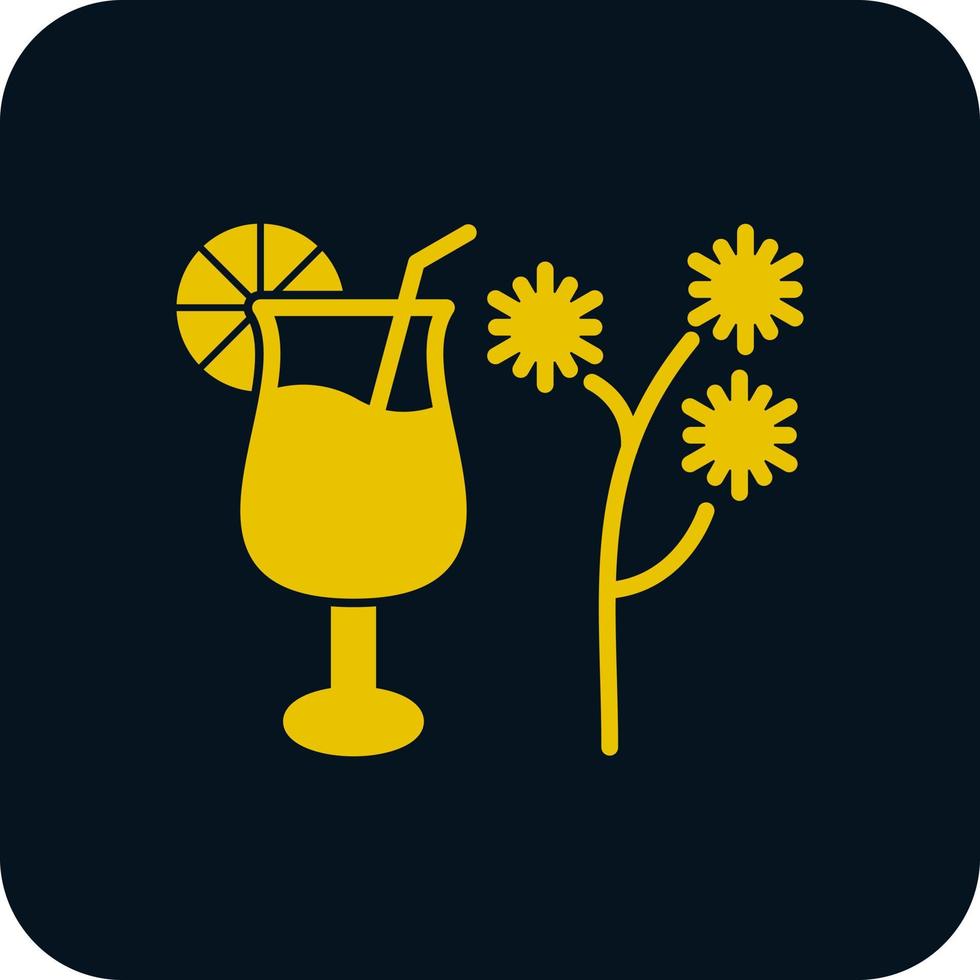 Mimosa Vector Icon Design