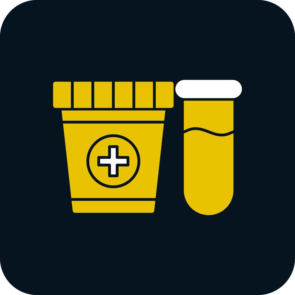 Urine Test Vector Icon Design