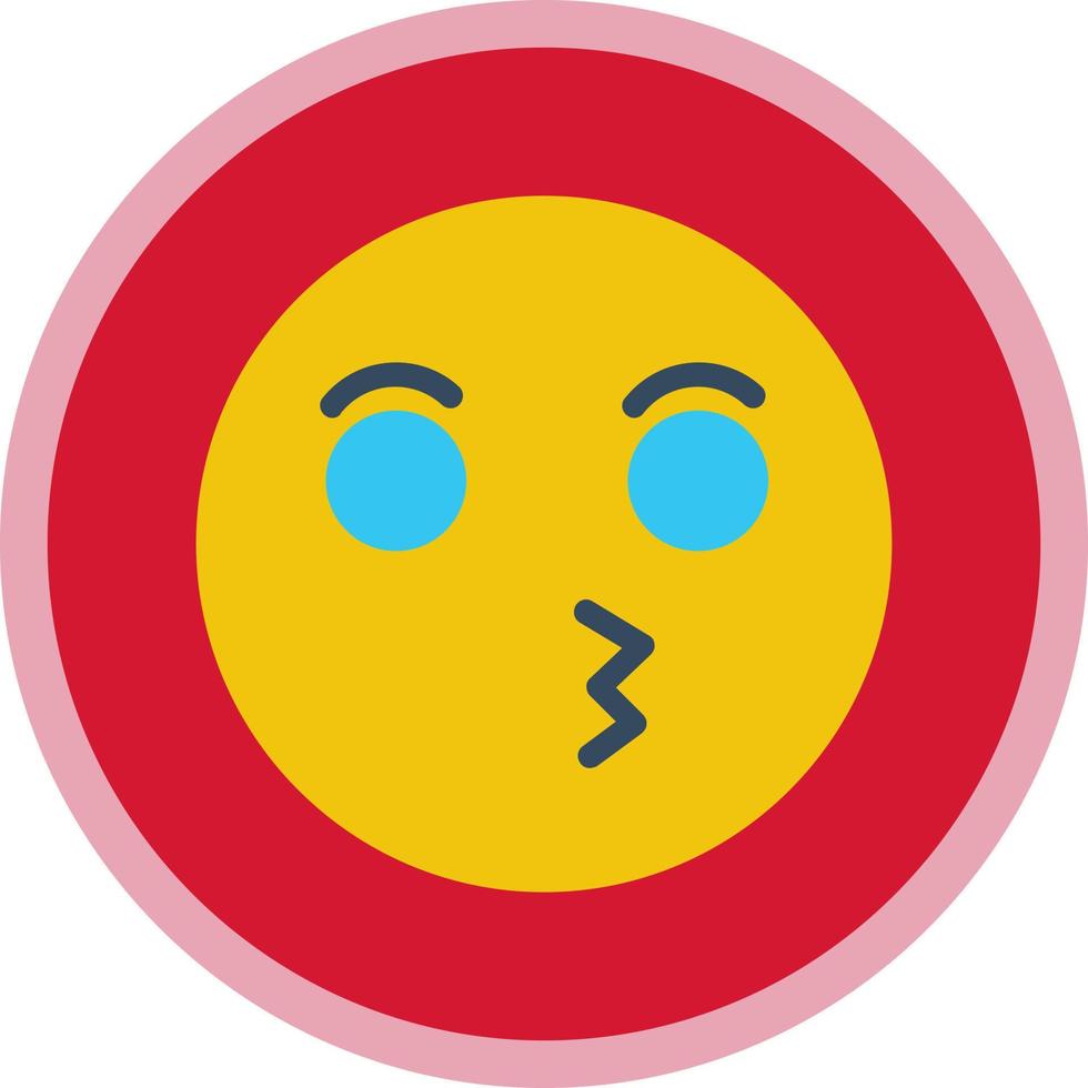 Kiss Vector Icon Design