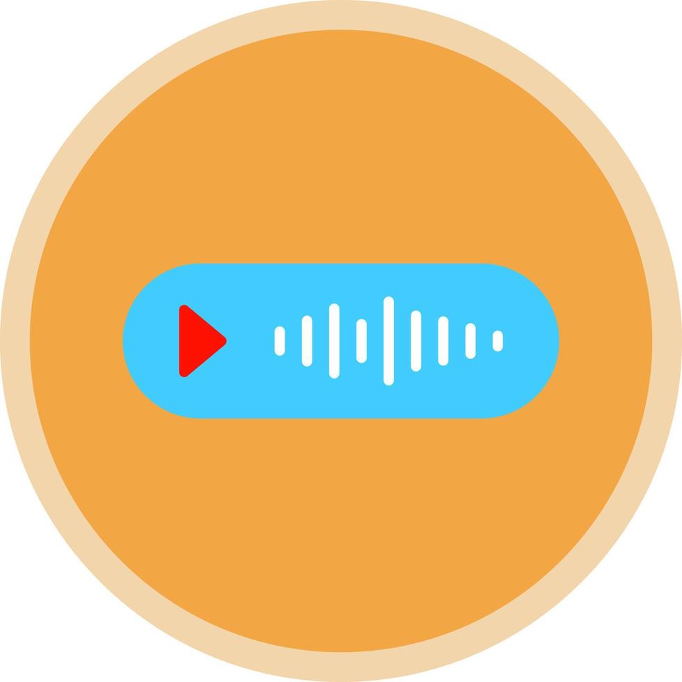 Voice Message Vector Icon Design