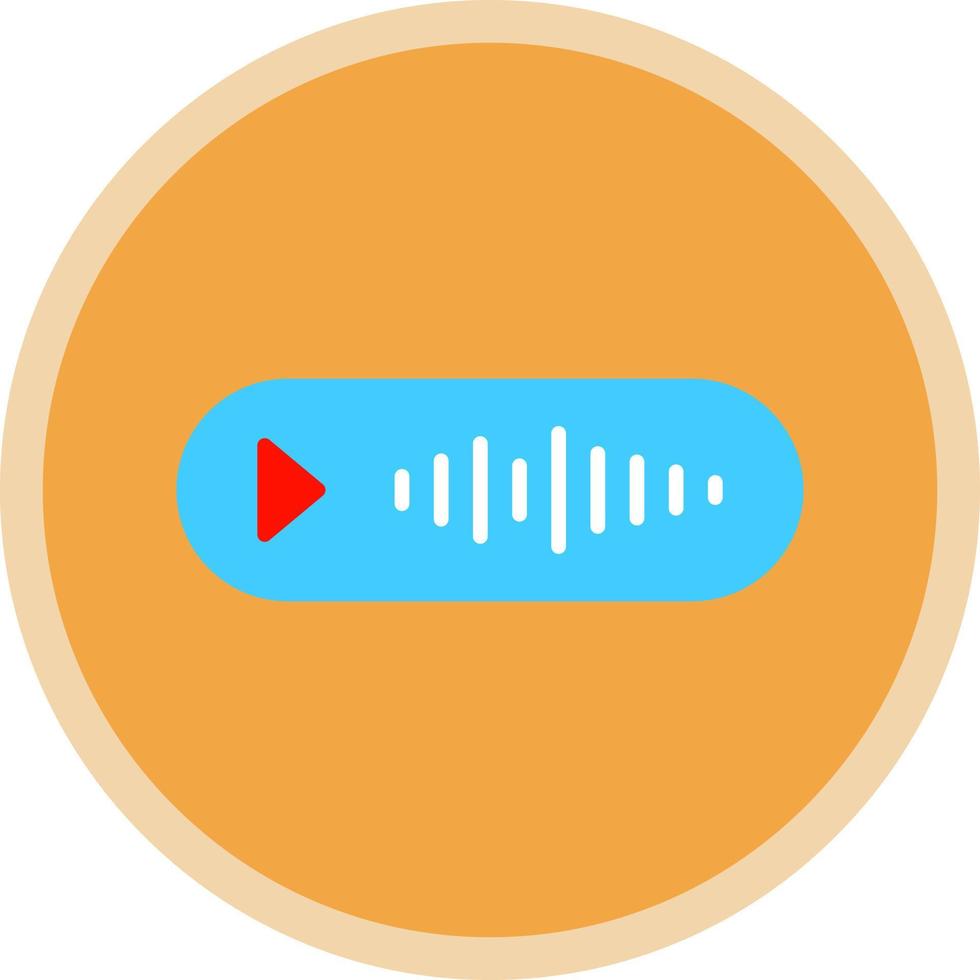 Voice Message Vector Icon Design