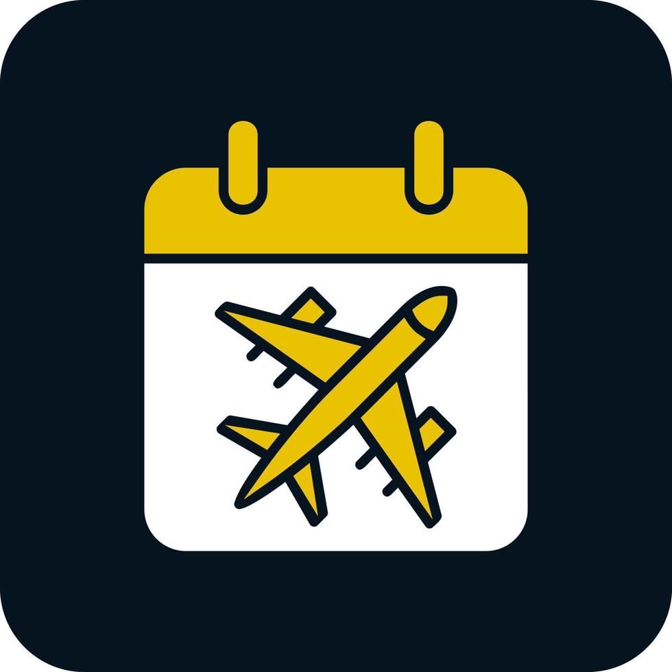 Travel Date Vector Icon Design
