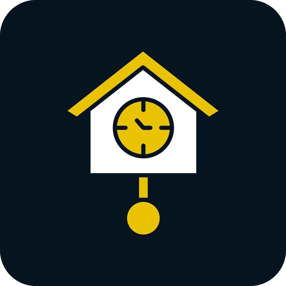 Cuckoo Clock Vector Icon Design