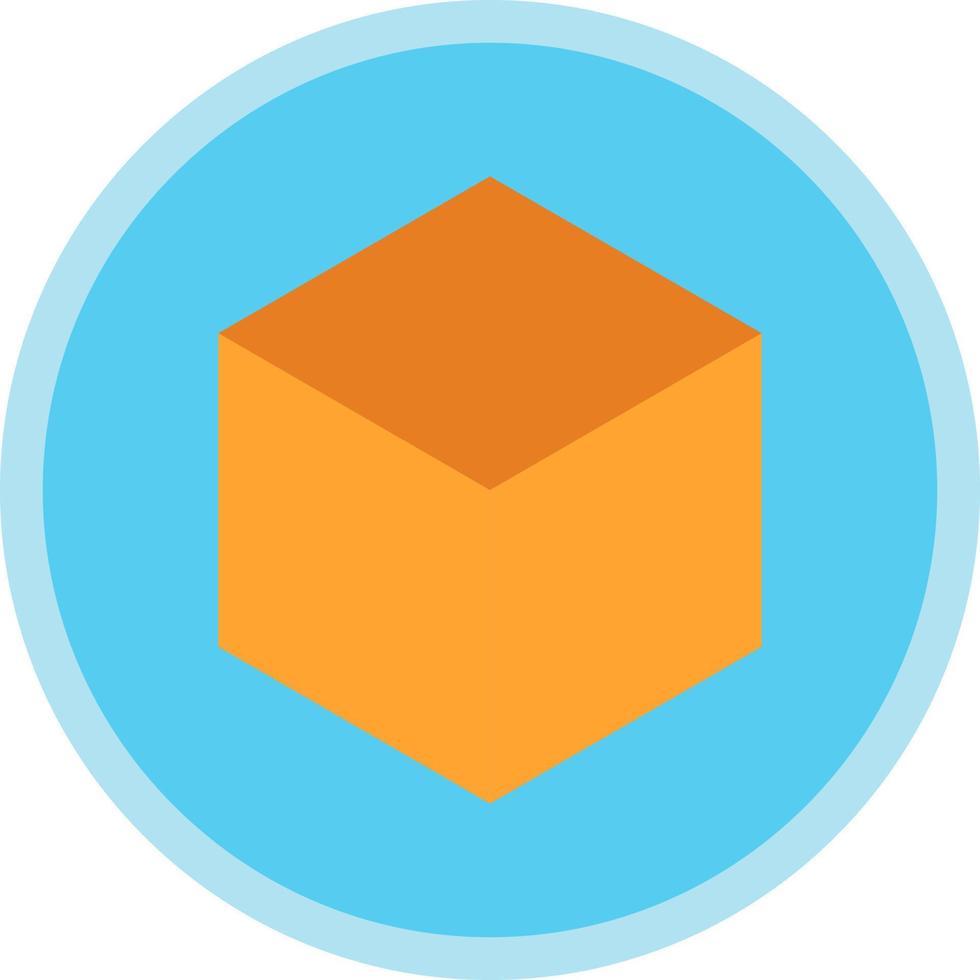 diseño de icono de vector de cubo