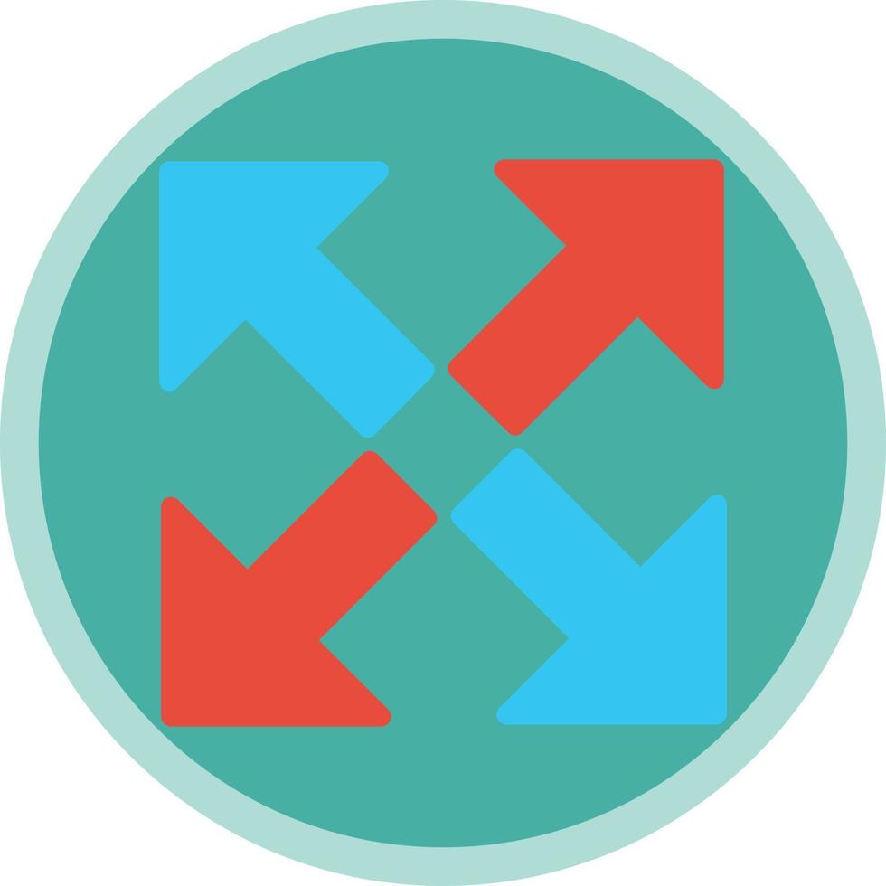 Expand Arrows Alt Vector Icon Design