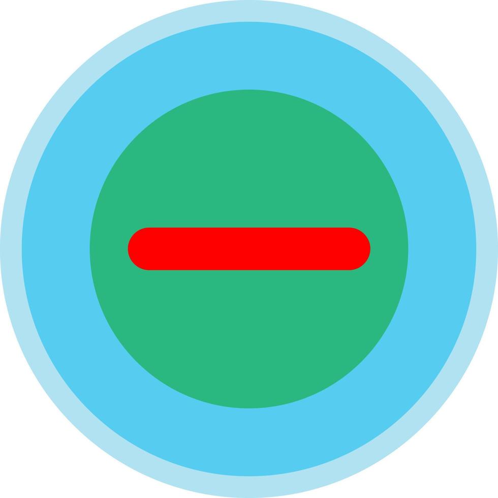 Minus Circle Vector Icon Design