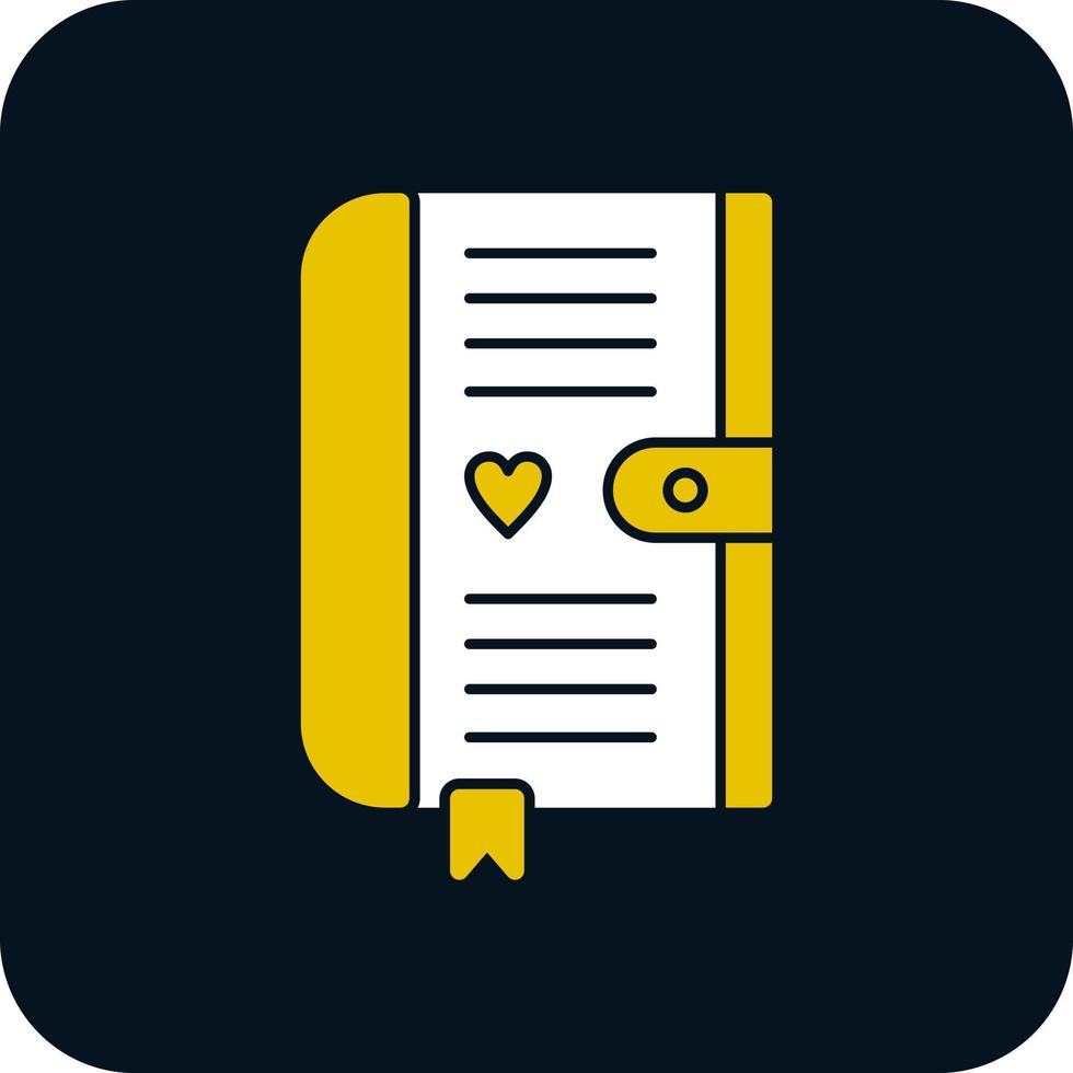 Diary Vector Icon Design