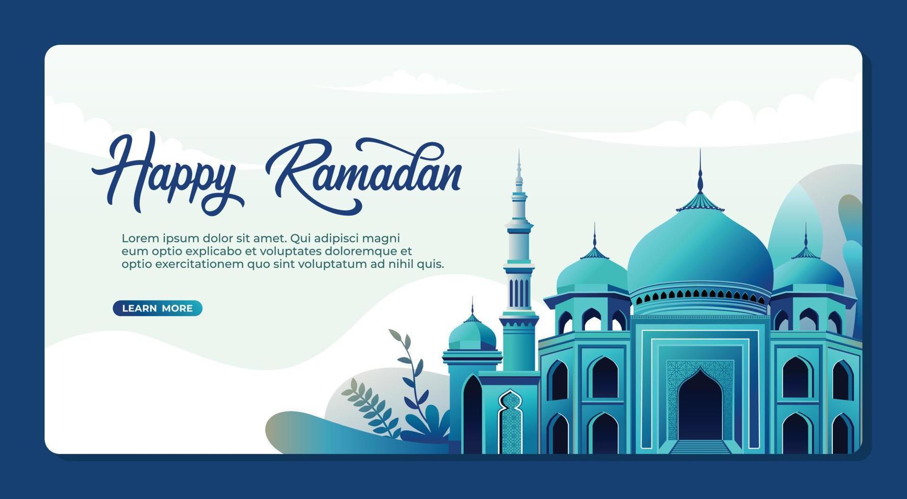 Ramadán kareem islámico antecedentes vector. contento islámico nuevo hijri año. gráfico diseño para el decoración de regalo certificados, pancartas y volantes. vector