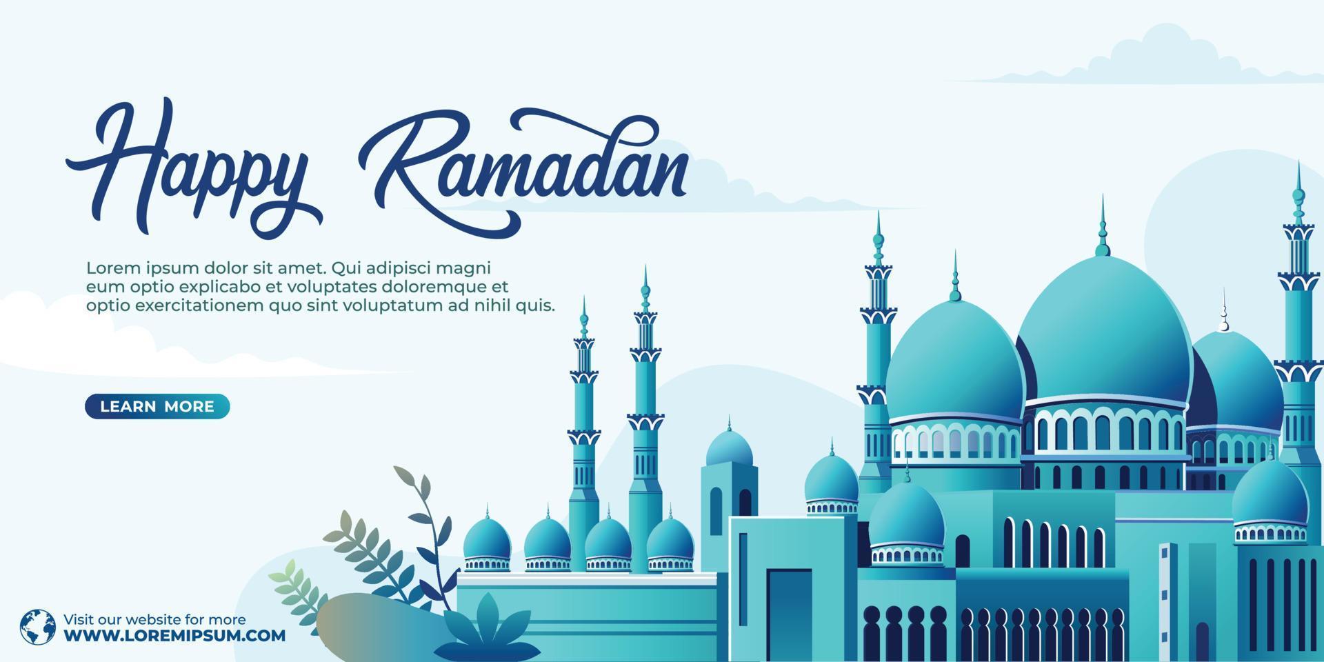 Ramadán kareem islámico antecedentes vector. contento islámico nuevo hijri año. gráfico diseño para el decoración de regalo certificados, pancartas y volantes. vector